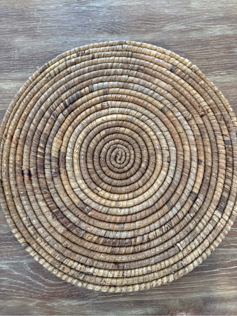 Woven Round Natural Rattan Placemat